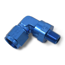 Load image into Gallery viewer, Russell Performance -10 AN 90 Degree Female to Male 1/2in Swivel NPT Fitting