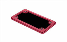 Load image into Gallery viewer, WeatherTech Motorcycle Billet Plate Frames - Red