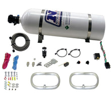 Load image into Gallery viewer, Nitrous Express Dual Ntercooler Ring System (2 - 6 x 6 Rings) w/15lb Bottle