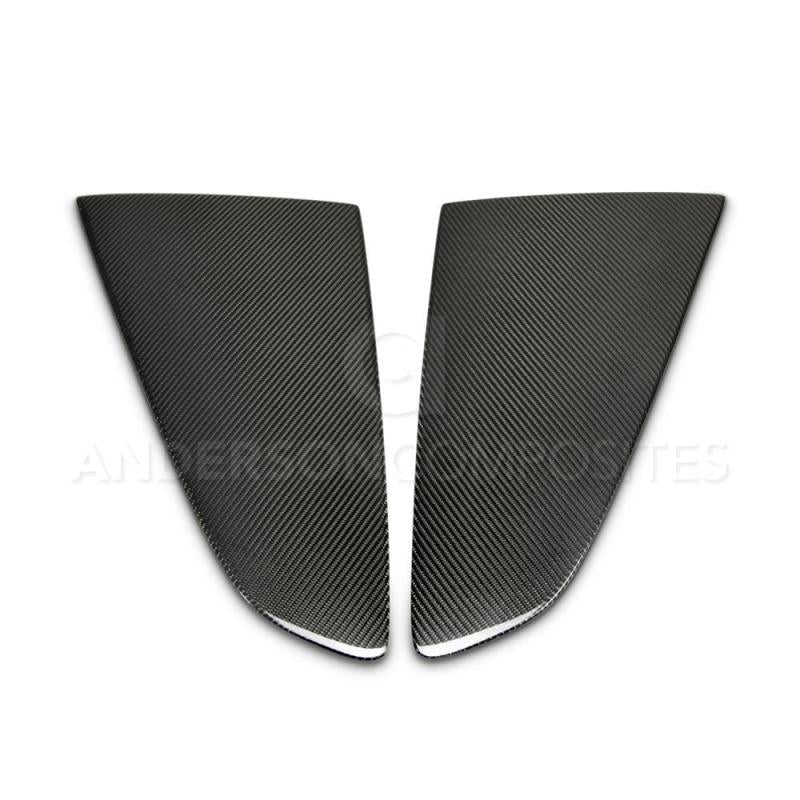 Anderson Composites 2015-2017 Ford Mustang Type -F Style Window Louvers - Flat AJ-USA, Inc