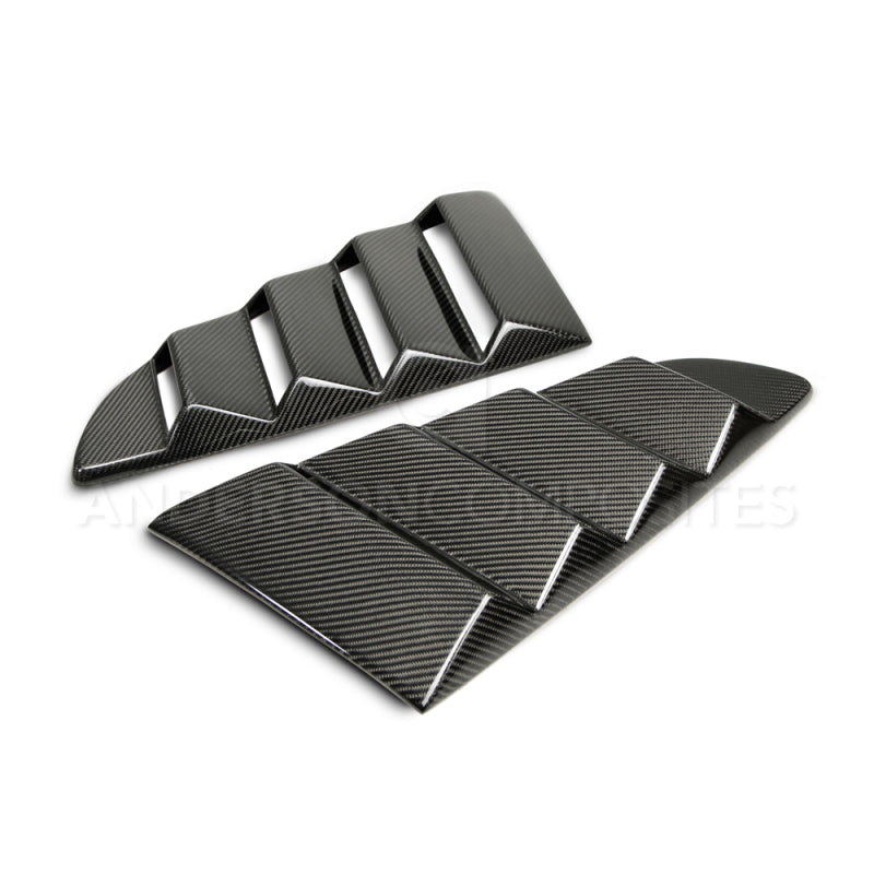 Anderson Composites 2015-2017 Ford Mustang Type-V Style Window Louvers - Vented AJ-USA, Inc