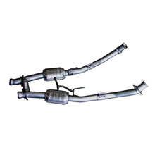 Load image into Gallery viewer, BBK 86-93 Mustang 5.0 High Flow H Pipe With Catalytic Converters - 2-1/2 AJ-USA, Inc