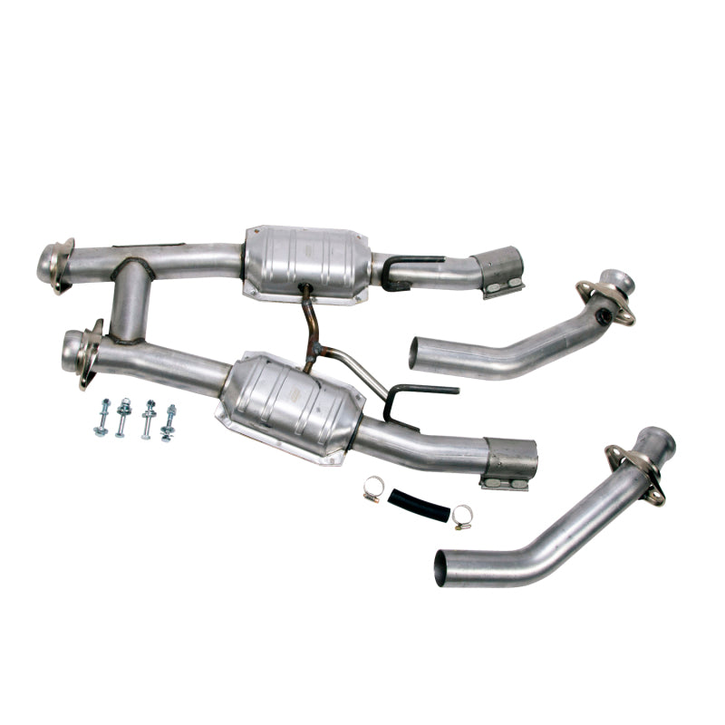 BBK 86-93 Mustang 5.0 High Flow H Pipe With Catalytic Converters - 2-1/2 AJ-USA, Inc