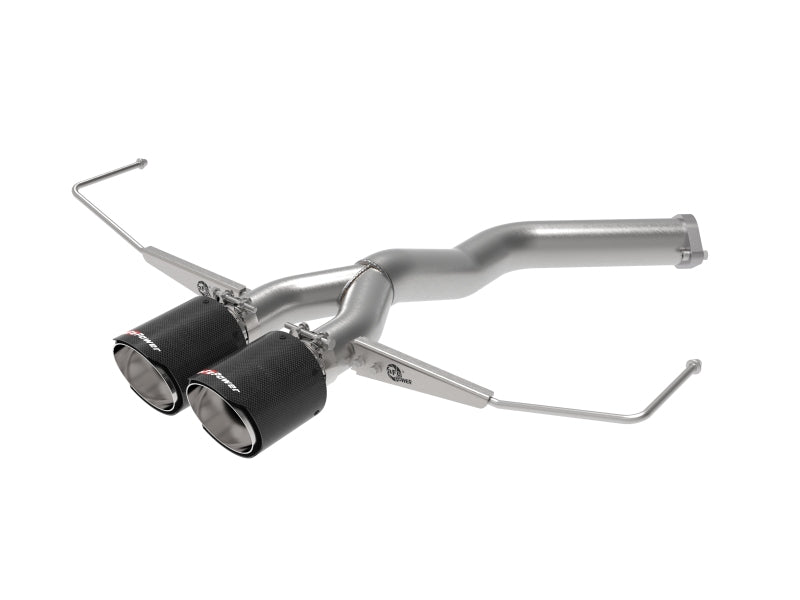 aFe Takeda 3in-2.5in 304 SS Axle-Back Exhaust w/ Carbon Tip 19-20 Hyundai Veloster I4-1.6L(t) AJ-USA, Inc