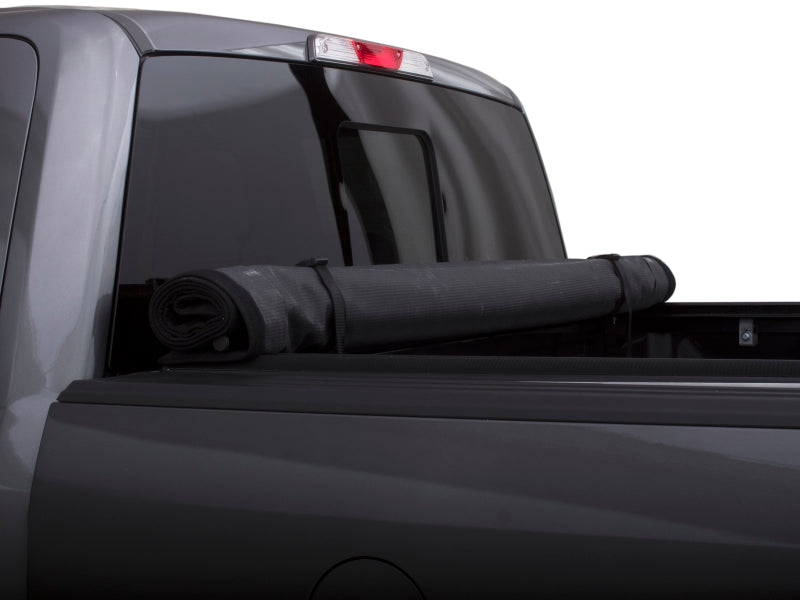 Lund 07-14 Toyota Tundra (8ft. Bed) Genesis Roll Up Tonneau Cover - Black