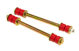 Prothane Universal End Link Set - 7 3/8in Mounting Length - Red