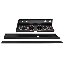 Autometer Designer Black Direct Fit Dash Kit 1966 Chevy Chevelle (2 x 3-3/8in. / 4 x 2-1/16in.)