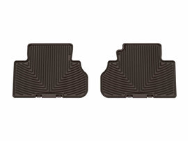 WeatherTech 18-25 Audi Q5 2nd Row Rear All-Weather Floor Mats - Cocoa