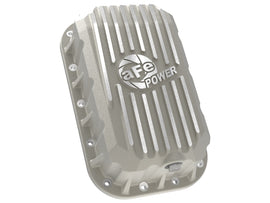 aFe POWER Street Series Engine Oil Pan Raw w/ Machined Fins Jeep Wrangler (JK) 12-18 V6-3.6L