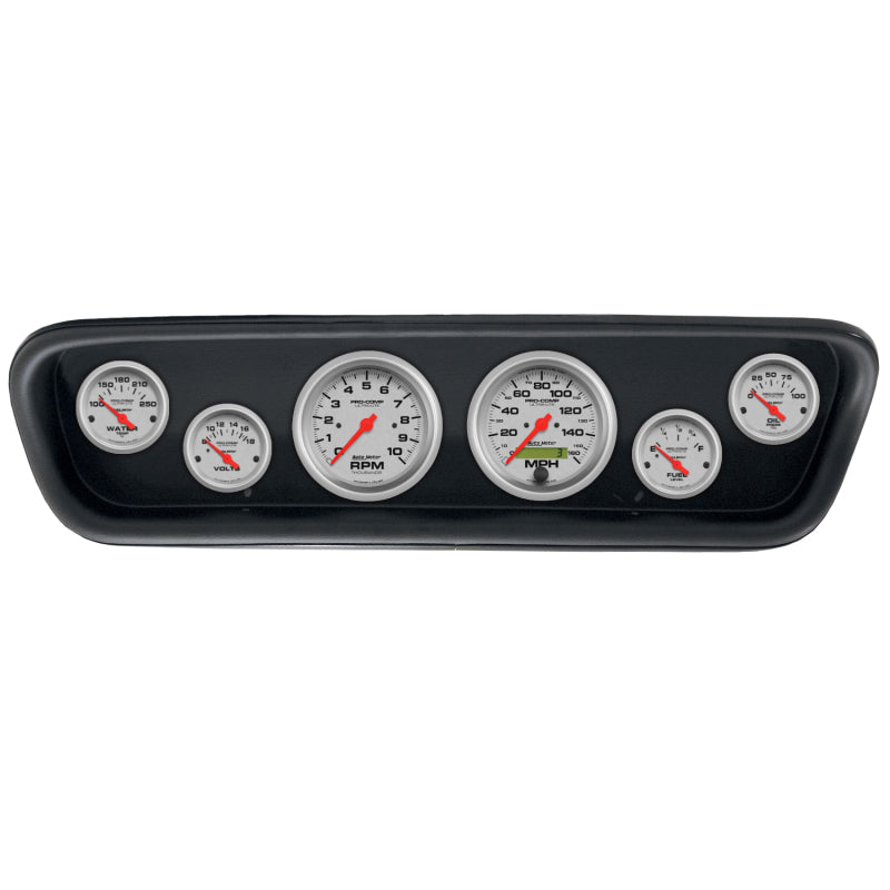 Autometer Direct Fit 5 Piece Dash Kit 64-65 Ford Mustang (3 3/8in & 2 1/16in x 4) - Ultra-Lite
