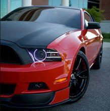 Load image into Gallery viewer, Oracle 13-14 Ford Mustang LED Projector Headlight Halo Kit - Blue
