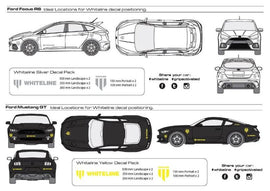 Whiteline Decal Kits 10 Pk Silver