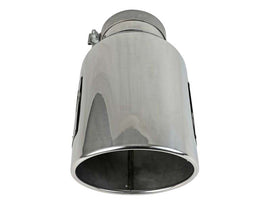 aFe Power Universal 5in Inlet 8in Outlet MACH Force-XP Clamp-On Exhaust Tip - Polished