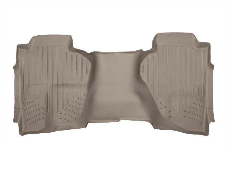 WeatherTech 15-20 Cadillac Escalade ESV Rear FloorLiner HP - Tan (2pc - 2nd Row Bench & 3rd row)