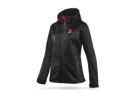 Akrapovic Womens Corpo Softshell Jacket Black - 2XL