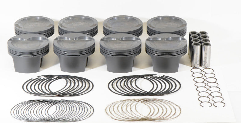 Mahle MS Pistons Ford 428 cid  4.125in Bore 4.0 Stroke 6.250 Rod 0.927 Pin -26cc 9.9 CR Set of 8