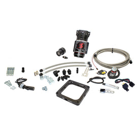 Snow Performance Gas Carb 4500 Flange Stage 1 Water Injection Kit (WOT SS Braided Lines w/o Tank)
