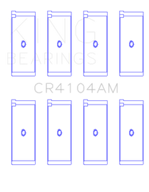 King Engine Bearings Audi Abb/Abm/Adp/Pp/Rn (Size +0.25mm) Connecting Rod Bearing Set