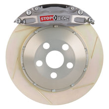 Load image into Gallery viewer, StopTech 88-91 BMW M3 Trophy Sport Big Brake Kit Silver Caliper Slotted 2Pc. Rotor Front Upgrade Kit