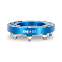 Load image into Gallery viewer, Mishimoto Borne Off-Road Wheel Spacers 8x180 124.1 32 M14 Blue
