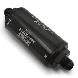 Russell Performance Profilter Fuel Filter 6.25in Long 10 Micron -6AN Inlet -10AN Outlet - Black