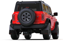Load image into Gallery viewer, Rally Armor 21-22 Ford Bronco (Steel Bmpr - NO Rptr/Sprt - NO RR/RB) Blk Mud Flap w/Cy Orange Logo