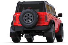 Load image into Gallery viewer, Rally Armor 21-25 Ford Bronco (Plstc Bmpr + RB - NO Rptr/Sprt) Blk Mud Flap w/Cy Orange Logo