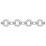 Cometic Ford 302 V8 Exhaust Mani Gasket .060in HTS 1.422in X 1.625in Port Dual Pattern 20 Pack