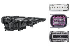 Hella 2019-2022 Audi Q8 Headlight Assembly
