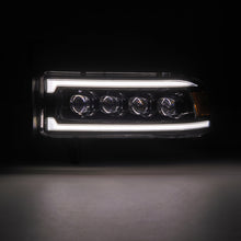 Load image into Gallery viewer, AlphaRex 94-01 RAM 1500 NOVA LED Proj Headlights Alpha-Blk w/Activ Light/Seq Signal/SB DRL