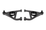 BMR 68-74 Chevrolet Nova w/ Bump Stops Lower A-Arms w/ STD. Ball Joint (Delrin) - Black Hammertone