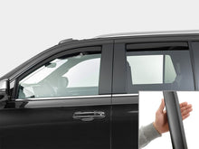 Load image into Gallery viewer, WeatherTech 21-26 Cadillac Escalade Front Rear Side Window Deflectors - Matte Blk