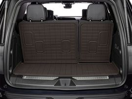 WeatherTech 21-26 Cadillac Escalade Behind 3rd Row Seating SeatBack Cargo Liners HP - Cocoa