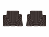WeatherTech 23-26 Chevrolet Colorado 2nd Row Rear All-Weather Floor Mats - Cocoa