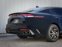 Load image into Gallery viewer, aFe Gemini XV 3in to Dual 2-1/2in 304 SS Cat-Back Exhaust w/ Cut-Out 18-21 Kia Stinger L4-2.0L (t)