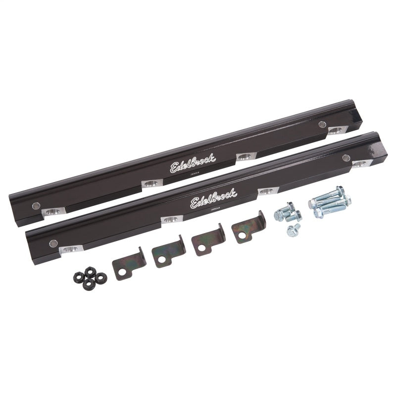 Edelbrock Fuel Rail Kit for Holden Vn 75945 Anodized Black -6 An