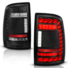 Load image into Gallery viewer, ANZO 19-24 RAM 2500/3500 Full LED Tail Lights SeqSig Black - Pair