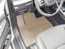 Load image into Gallery viewer, WeatherTech 22-26 Kia Carnival 1st Row Front All-Weather Floor Mats - Tan