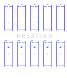 King Engine Bearings Nissan Ga14DE/Ga16DE/Qg18DE (Size +1.0mm) Main Bearing Set