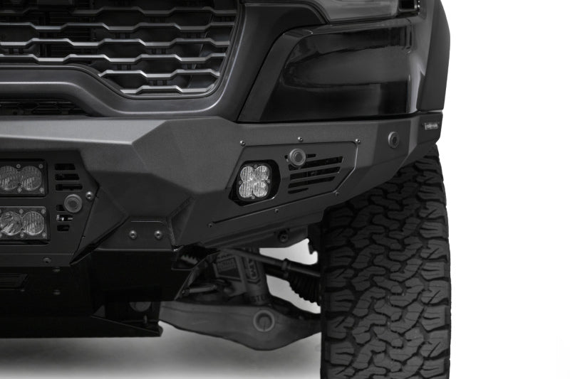 Addictive Desert Designs 25+ RAM 1500 RHO Bomber Front Bumper  (20 Inch Lights)