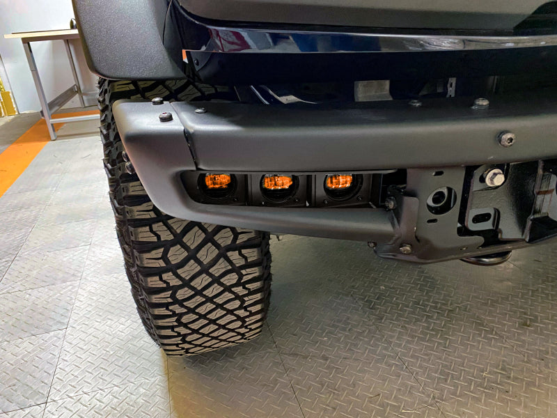 Oracle High 21-22 Ford Bronco Triple LED Fog Light kit for Steel Bumper