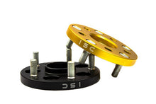 Load image into Gallery viewer, ISC Suspension Nissan 5x114.3 Hub Centric (66 Hub Bore) Wheel Spacers 25mm Black (Pair)