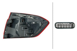Hella 2017-2019 BMW 320i Left Tail Light