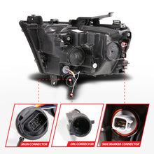 Load image into Gallery viewer, ANZO 19-24 RAM 1500 (New Body/OE Halogen) Full LED Proj Headlights DRL/SeqSig Black - Pass. Side