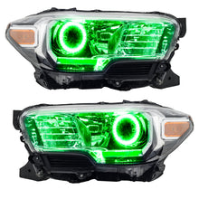 Load image into Gallery viewer, Oracle 16-18 Toyota Tacoma LED Headlight Halo Kit - Green