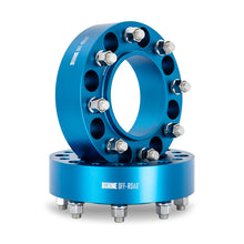 Load image into Gallery viewer, Mishimoto Borne Off-Road Wheel Spacers 8x165.1 116.7 50 M14 Blue