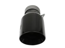 Load image into Gallery viewer, aFe MACH Force-Xp Universal Exhaust Tip 3 IN Inlet x 4-1/2 IN Outlet x 9 IN L- Black Tip