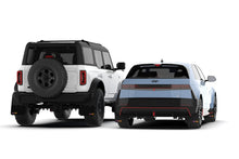 Load image into Gallery viewer, Rally Armor 21-25 Ford Bronco RR-ST Rock Rail-Steel Rear Bumper Black Mud Flap BCE Pink Logo