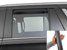 Load image into Gallery viewer, WeatherTech 21-26 Cadillac Escalade Rear Rear Side Window Deflectors - Matte Blk
