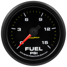 Load image into Gallery viewer, Autometer Extreme Environment 2 1/16in 15psi Fuel Pressure Gauge Stepper Motor w/ Warn